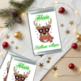 Chocolat personnalisé Père Noël - Cadeau Secret Santa