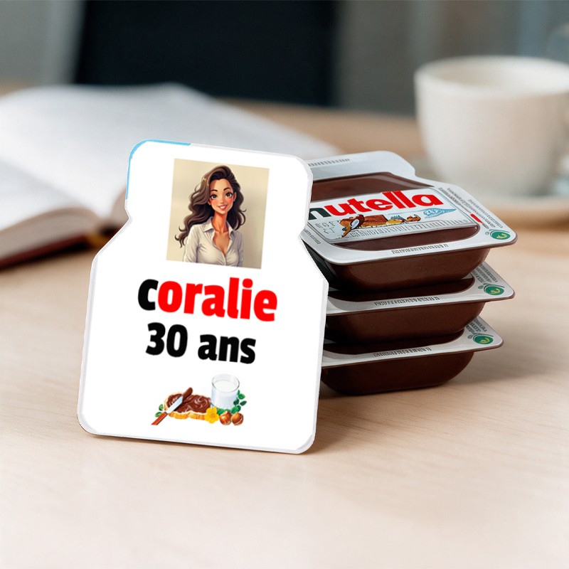 Barquette de Nutella Personnalisée – La Touche Gourmande pour Vos Événements