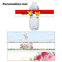 Bouteilles d'eau personnalisées