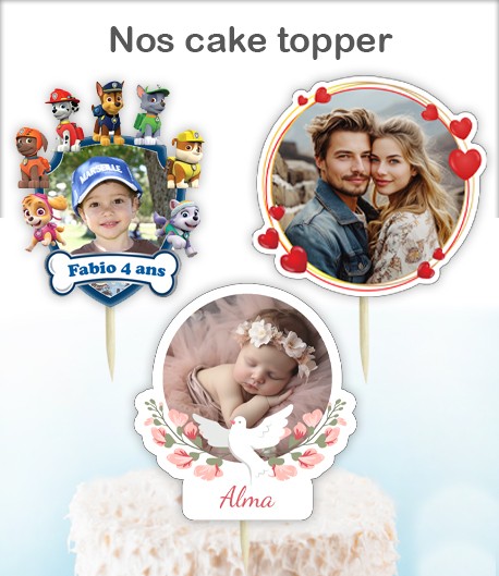Nos cake topper