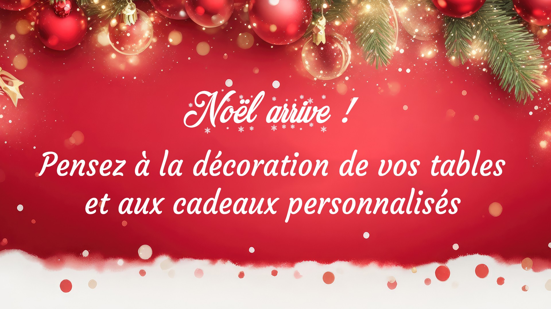 Cadeaux de Noël personnalisés