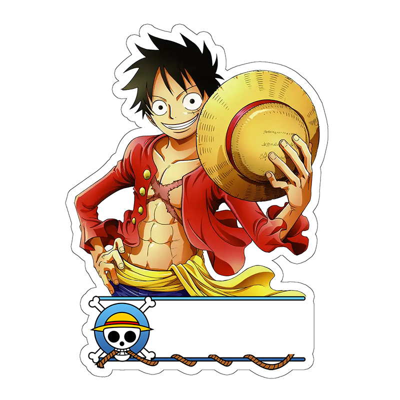 Décoration Gateau One Piece Personnalisée - Cake Topper One Piece - Pique  Gateau One Piece